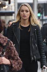 KIMBERLEY GARNER and IANTHE ROSE COCHRANE Out on Kings Road in Chelsea 11/10/2017
