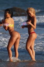 KINDLY MYERS, LIZZETH ACOSTA, KELLY COLLINS and JAERAH in Bikinis at 138 Water Photoshoot in Malibu 11/12/2017