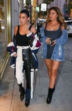 KOURTNEY KARDASHIAN and LARSA PIPPEN Out Shopping in Beverly Hills 11/27/2017