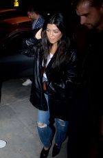 KOURTNEY KARDASHIAN Arrives at Church Service in Beverly Hills 11/01/2017