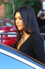 KOURTNEY KARDASHIAN Leaves a Studio in Los Angeles 11/06/2017