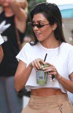KOURTNEY KARDASHIAN Leaves Alfred Tea Room in West Hollywood 11/25/2017