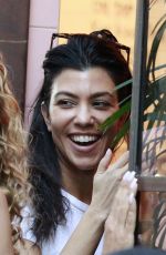 KOURTNEY KARDASHIAN Leaves Alfred Tea Room in West Hollywood 11/25/2017