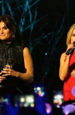 KRISTEN BELL and IDINA MENZEL at Disney in Anaheim 11/14/2017