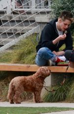 KRISTEN STEWART and Tamra Natisin at a Dog Park in Los Feliz 11/03/2017
