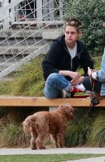 KRISTEN STEWART and Tamra Natisin at a Dog Park in Los Feliz 11/03/2017