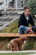 KRISTEN STEWART and Tamra Natisin at a Dog Park in Los Feliz 11/03/2017