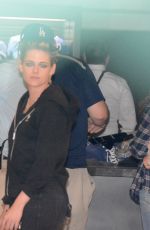 KRISTEN STEWART at Game 6 of the World Series in Los Angeles 10/31/2017