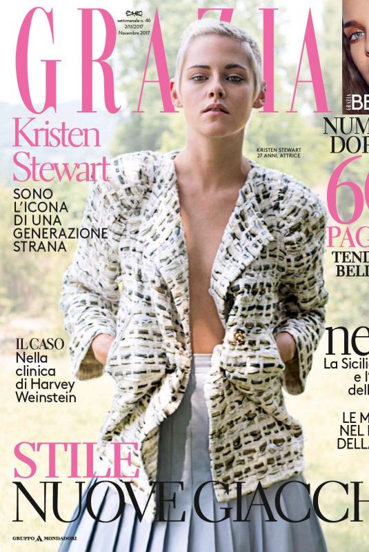 KRISTEN STEWART for Grazia Magazine, Italy November 2017