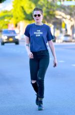 KRISTEN STEWART Leaves a Spa in Los Angeles 11/06/2017