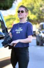 KRISTEN STEWART Leaves a Spa in Los Angeles 11/06/2017