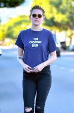 KRISTEN STEWART Leaves a Spa in Los Angeles 11/06/2017