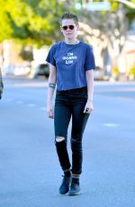 KRISTEN STEWART Leaves a Spa in Los Angeles 11/06/2017