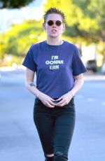KRISTEN STEWART Leaves a Spa in Los Angeles 11/06/2017