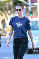 KRISTEN STEWART Leaves a Spa in Los Angeles 11/06/2017