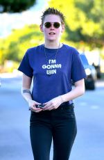 KRISTEN STEWART Leaves a Spa in Los Angeles 11/06/2017