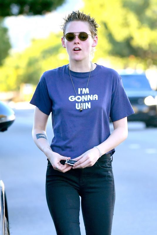 KRISTEN STEWART Leaves a Spa in Los Angeles 11/06/2017