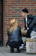 KRISTEN STEWART, STELLA MAXWELL, ASHLEY BENSON and Josh Hutcherson Out in New York 11/15/2017