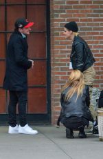 KRISTEN STEWART, STELLA MAXWELL, ASHLEY BENSON and Josh Hutcherson Out in New York 11/15/2017