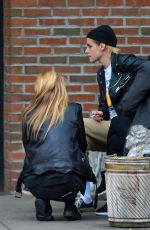 KRISTEN STEWART, STELLA MAXWELL, ASHLEY BENSON and Josh Hutcherson Out in New York 11/15/2017