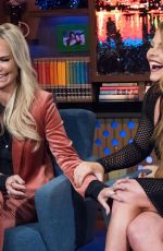 KRISTIN CHENOWETH and IRELAND BALDWIN at Watch What Happens Live in New York 11/06/2017