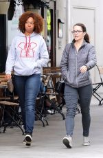 KRISTIN DAVIS Out with a Fiend in Brentwood 10/31/2017