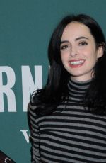 KRYSTEN RITTER at Her New Book Bonfire Fan Event at Barnes & Noble Booksellers Union Square in New York 11/08/2017