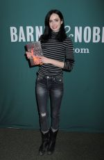 KRYSTEN RITTER at Her New Book Bonfire Fan Event at Barnes & Noble Booksellers Union Square in New York 11/08/2017