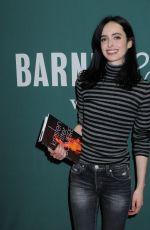 KRYSTEN RITTER at Her New Book Bonfire Fan Event at Barnes & Noble Booksellers Union Square in New York 11/08/2017