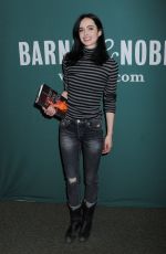 KRYSTEN RITTER at Her New Book Bonfire Fan Event at Barnes & Noble Booksellers Union Square in New York 11/08/2017