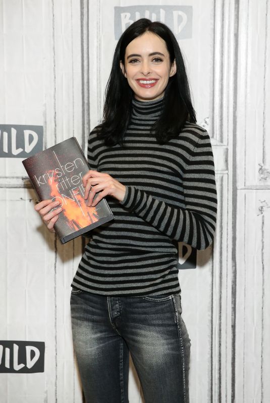 KRYSTER RITTER at AOL Build in New York 11/08/2017