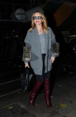 KYLIE MINOGUE Arrives at Her Hotel in London 11/14/2017