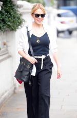 KYLIE MINOGUE Leaves Her Home in London 11/02/2017