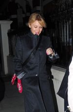 KYLIE MINOGUE Out and About in London 10/31/2017
