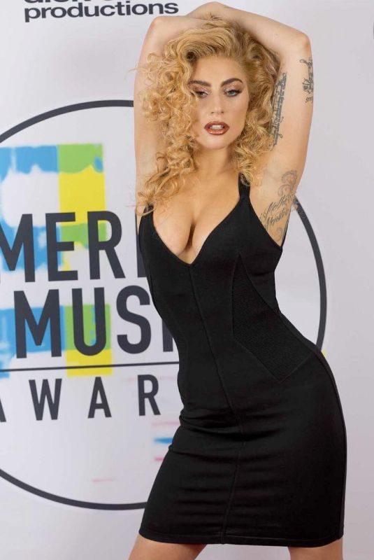 LADY GAGA at American Music Awards 2017 at Microsoft Theater in Los Angeles 11/19/2017