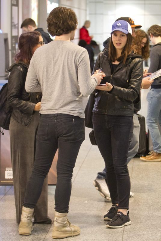 LANA DEL REY at Airport in Montreal 11/06-2017