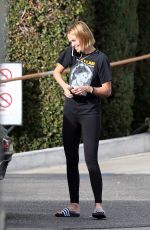 LARA BINGLE Out and About in Los Angeles 11/15/2017