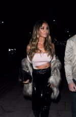 LAUREN POPE Celebrates Her Birthday at Ldn Grill in London 11/03/2017