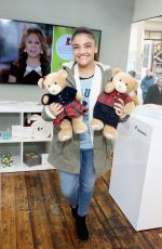 LAURIE HERNANDEZ at  #givethanks Holiday Pop-up in New York 11/28/2017