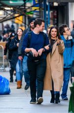 LEA MICHELE and Jonathan Groff Out in New York 11/21/2017