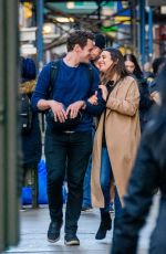 LEA MICHELE and Jonathan Groff Out in New York 11/21/2017
