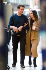 LEA MICHELE and Jonathan Groff Out in New York 11/21/2017
