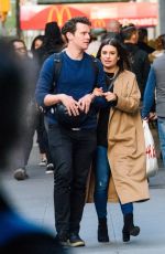 LEA MICHELE and Jonathan Groff Out in New York 11/21/2017