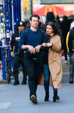 LEA MICHELE and Jonathan Groff Out in New York 11/21/2017