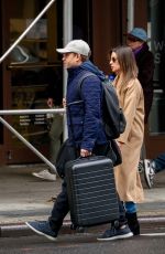 LEA MICHELE Leaves Her Hotel in New York 11/22/2017