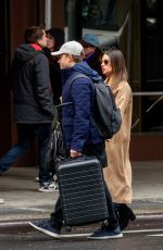 LEA MICHELE Leaves Her Hotel in New York 11/22/2017