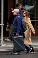 LEA MICHELE Leaves Her Hotel in New York 11/22/2017