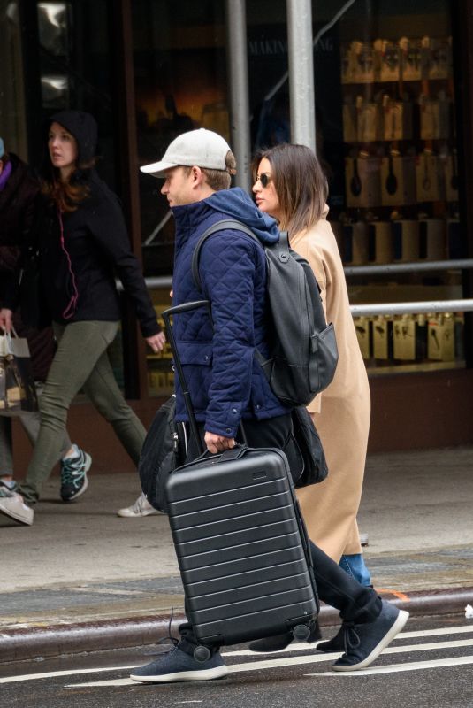 LEA MICHELE Leaves Her Hotel in New York 11/22/2017