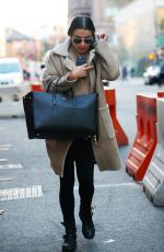 LEA MICHELE Out and About in New York 11/20/2017