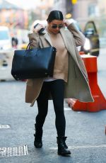 LEA MICHELE Out and About in New York 11/20/2017